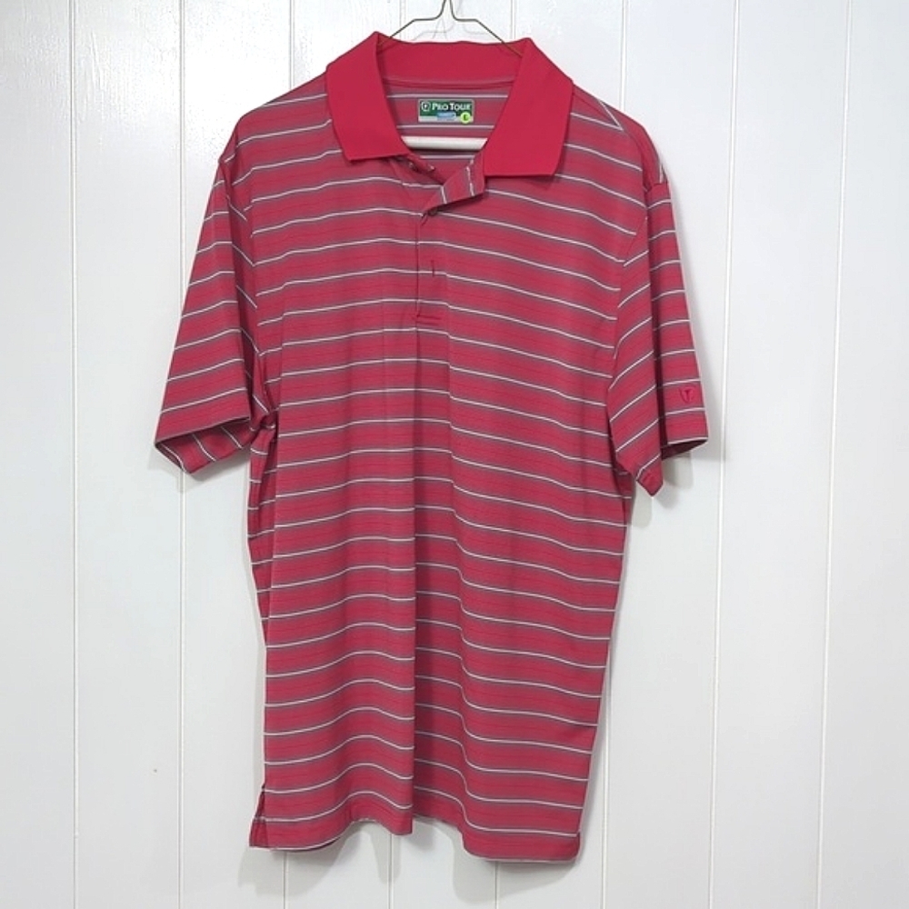 ❤️5/$25  Pro Tour Red Stripe Cool Fit Shirt
